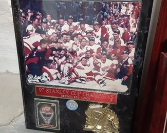 Detroit Red Wings 1997 Stanley Cup champions photo plaque $20