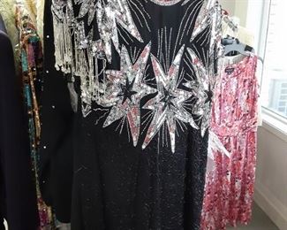 Glitzy glamour ball gowns 1980s women's size 18 and up $15 each