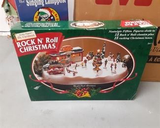Rock and roll Christmas skating pond $40