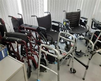 Handicap Wheelchairs and walkers $45 each