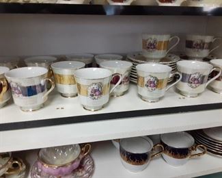Bone china tea cups