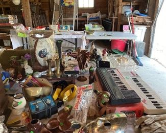 Items in the barn