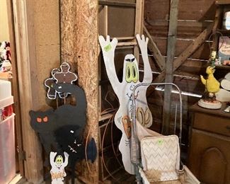 Items in the barn