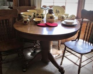 Oak Table & 4 Chairs...