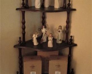 Willow Tree Angels...Corner Shelf...