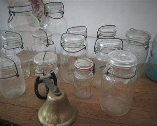 Vintage Ball  & Atlas Jars