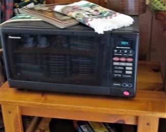 Microwave ..Butcher Block Table..