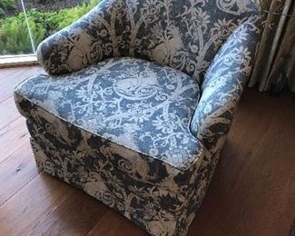 Pair of these chairs - blue and white