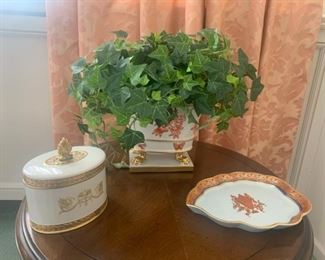 3 Antique Porcelain Decor Pieces