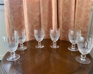 6 Mini Waterford Crystal Glasses 1 of 2 Lots