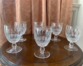 6 Waterford Crystal Glasses 1 of 2 Lots