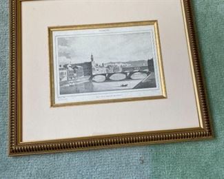 Florence Italy Ponte Vecchio Bridge Print