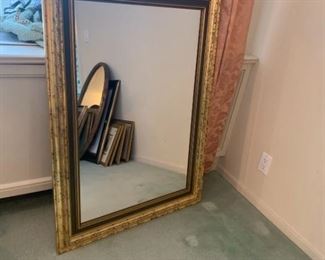 Large Vintage Gold Mirror
