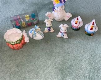 Lot of Cute Easter Decorations