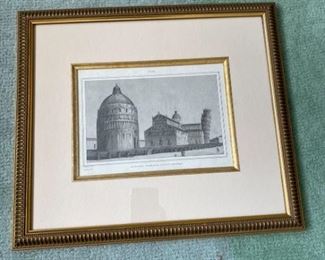 Pisa, Battistero, Cattedrale Photographic Print