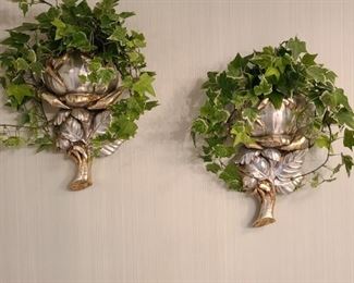 Rosebud Shaped Wall Sconces