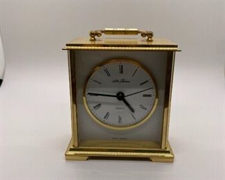 Seth Thomas Vintage Gold Desk Clock