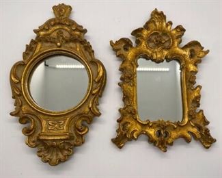 Wooden Antique Gold Framed Mirrors