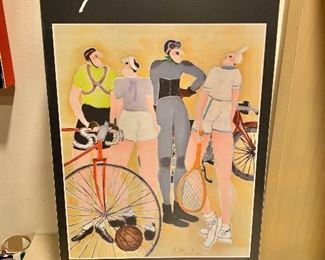 $75 - Reproduction gallery poster #1 mounted; 22" H x 12.5" W
