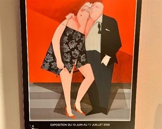 $40 - Reproduction gallery poster #2 mounted; 21" H x 13" W