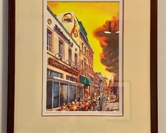 $80 - Joseph Harrison Snyder "Woodley Park" limited edition print, framed; 20.5" H x 16" W