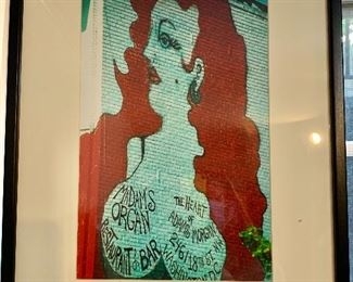 $50 - Claude Taylor photograph, Madam's Organ DC mural; 21" H x 17" W