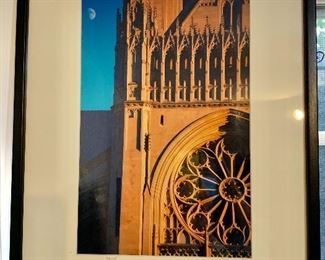 $50 - Claude Taylor photograph of National Cathedral; 21" H x 17" W