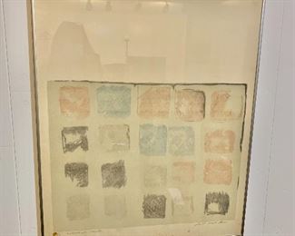 $95 - Ronald Clark Brown "Saturday's Window" limited edition print, framed; 31" H x 26" W