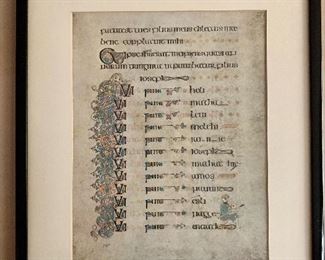 Book of Kells reproduction giclee print #1; 18" H x 15" W