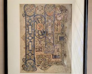 $30 - Book of Kells reproduction giclee print #5; 18" H x 15" W