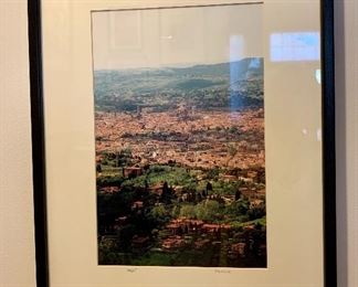 $60 - Claude Taylor "Florence" landscape photograph #1, 21" H x 17" W
