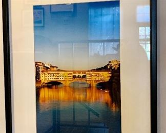 $40 - Claude Taylor photograph Ponte de Vecchio #2, Florence, 21" H x 17" W