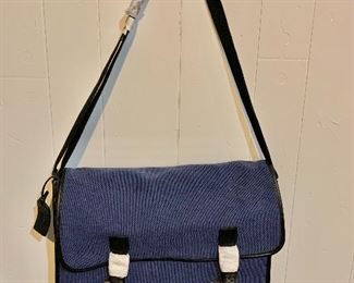 $50 - Levenger messenger bag, brand new; approximately 16.5" wide, 12" high