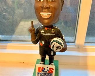 $20 - Freddy Adu bobblehead; 7.5" H