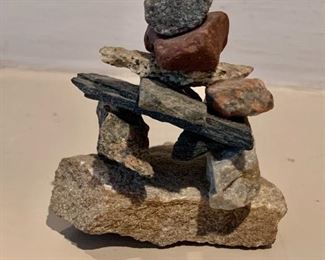 $8 - Miniature rock sculpture; 2.25" H