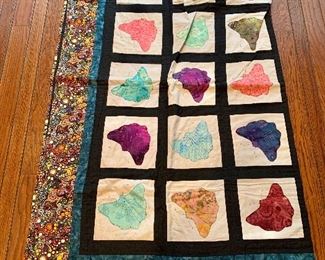 $120 - Hand made quilt - 76 in. x 65 in.