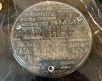 $20 - Cheese plate; 11 in. diameter