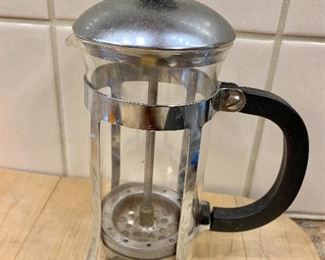 $8 - French press small (1 cup); made in Taiwan