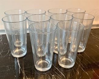 $50 - Ten (10) Pasabahce glasses; 6 in. H