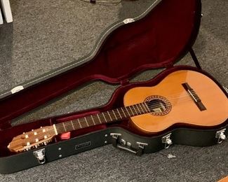 $150 - Spanish Classical Guitar and case