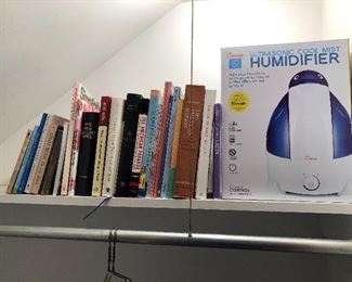 Books and humidifier