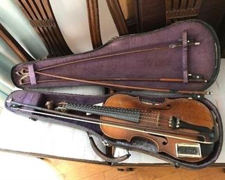 Hopf violin and case...
