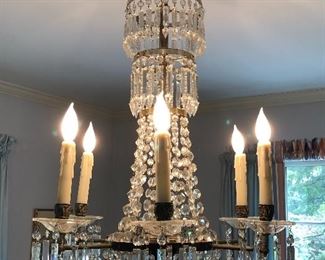 Crystal chandelier....