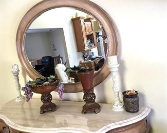 Mirror above Dining Room Buffet