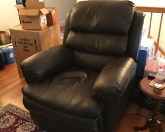 New Brown Leather Electric Recliner