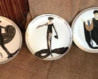House of Erte Collectible Plates