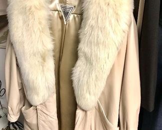 J. Percy for Martin Richards Leather & Fur Jacket