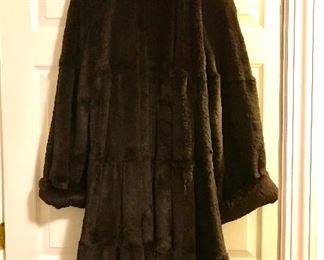 Back of Swing Coat - Sheared Rabbit