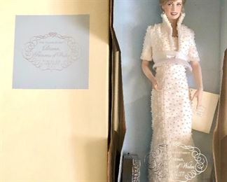 Franklin Mint Princess Diana Porcelain Doll