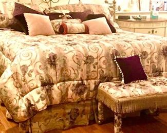 King Bedding (Bed not for Sale)